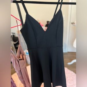 Never worn Windsor black skater dress in medium